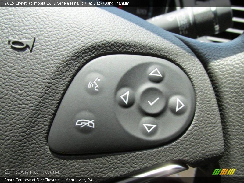 Silver Ice Metallic / Jet Black/Dark Titanium 2015 Chevrolet Impala LS