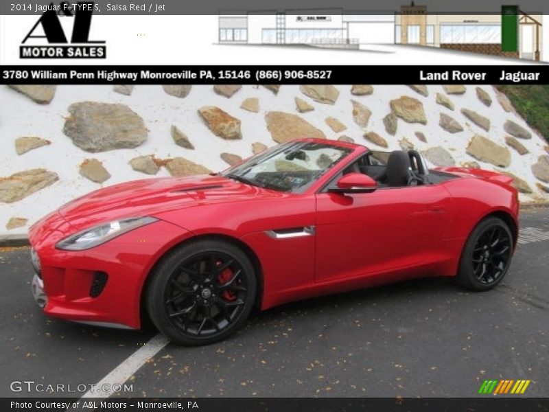 Salsa Red / Jet 2014 Jaguar F-TYPE S