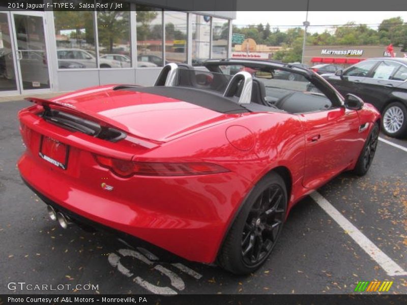 Salsa Red / Jet 2014 Jaguar F-TYPE S