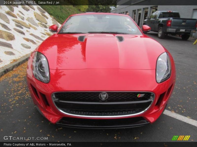 Salsa Red / Jet 2014 Jaguar F-TYPE S