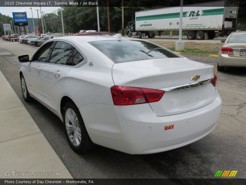 Summit White / Jet Black 2015 Chevrolet Impala LT