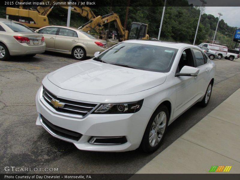Summit White / Jet Black 2015 Chevrolet Impala LT
