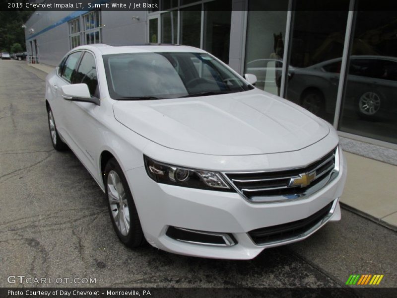 Summit White / Jet Black 2015 Chevrolet Impala LT
