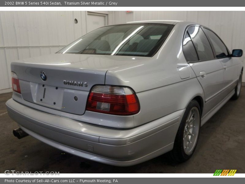 Titanium Silver Metallic / Grey 2002 BMW 5 Series 540i Sedan