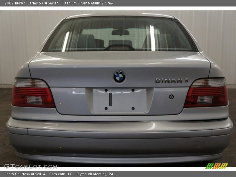 Titanium Silver Metallic / Grey 2002 BMW 5 Series 540i Sedan