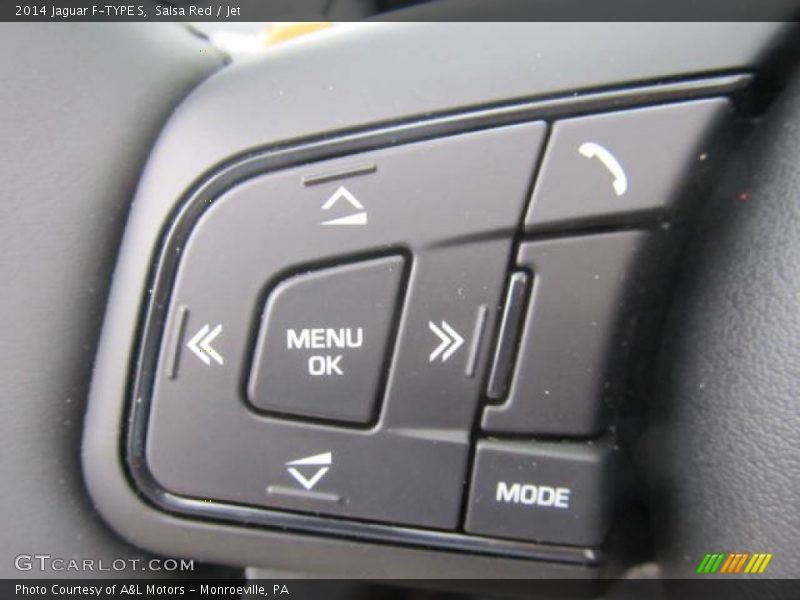 Controls of 2014 F-TYPE S