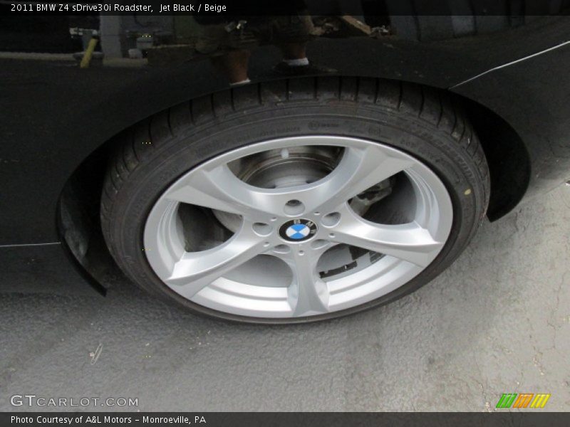 Jet Black / Beige 2011 BMW Z4 sDrive30i Roadster