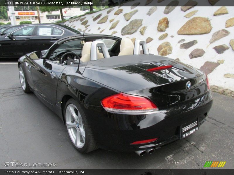Jet Black / Beige 2011 BMW Z4 sDrive30i Roadster