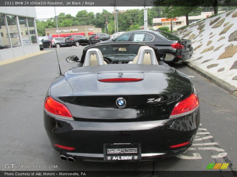 Jet Black / Beige 2011 BMW Z4 sDrive30i Roadster