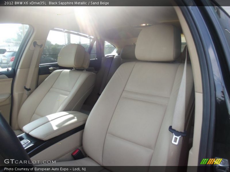 Black Sapphire Metallic / Sand Beige 2012 BMW X6 xDrive35i