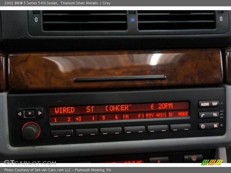 Titanium Silver Metallic / Grey 2002 BMW 5 Series 540i Sedan