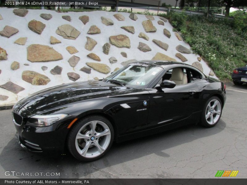Jet Black / Beige 2011 BMW Z4 sDrive30i Roadster
