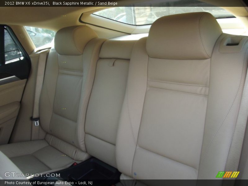 Black Sapphire Metallic / Sand Beige 2012 BMW X6 xDrive35i