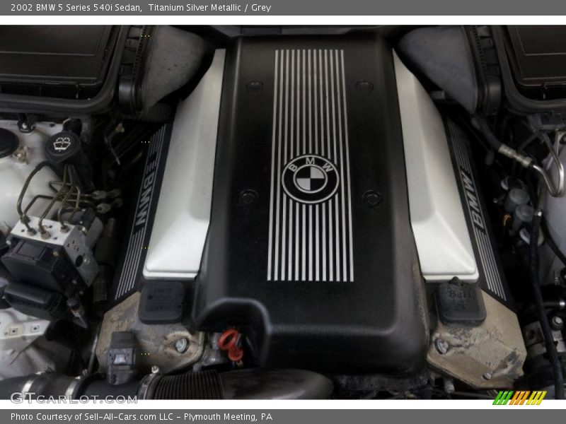 Titanium Silver Metallic / Grey 2002 BMW 5 Series 540i Sedan