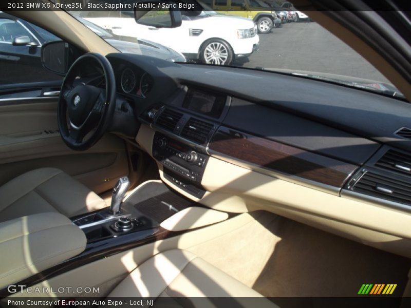 Black Sapphire Metallic / Sand Beige 2012 BMW X6 xDrive35i