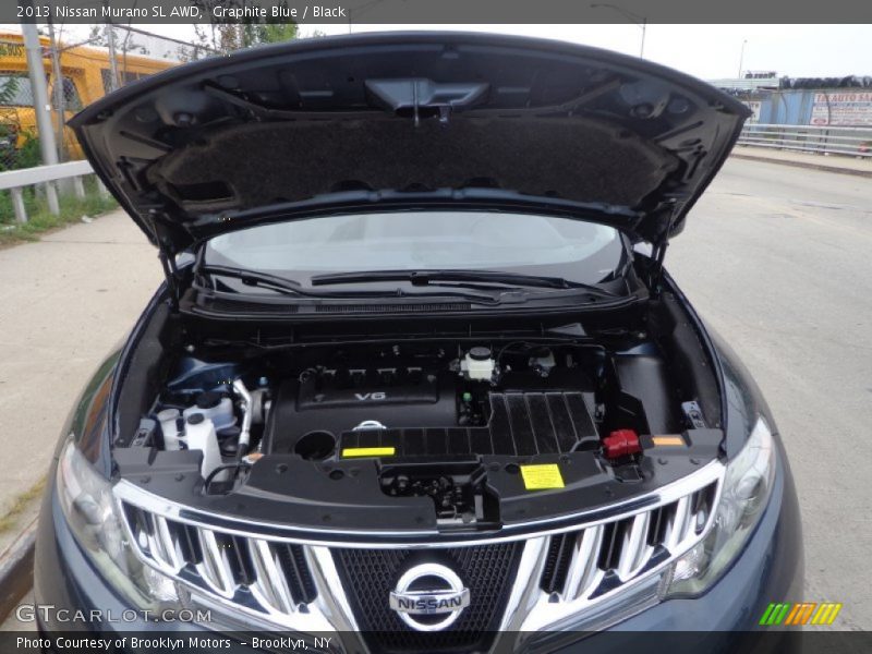 Graphite Blue / Black 2013 Nissan Murano SL AWD