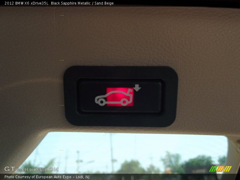 Black Sapphire Metallic / Sand Beige 2012 BMW X6 xDrive35i