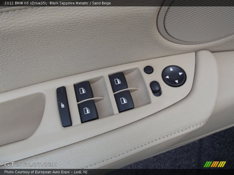 Black Sapphire Metallic / Sand Beige 2012 BMW X6 xDrive35i