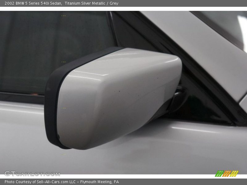 Titanium Silver Metallic / Grey 2002 BMW 5 Series 540i Sedan