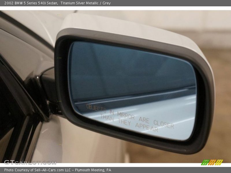 Titanium Silver Metallic / Grey 2002 BMW 5 Series 540i Sedan