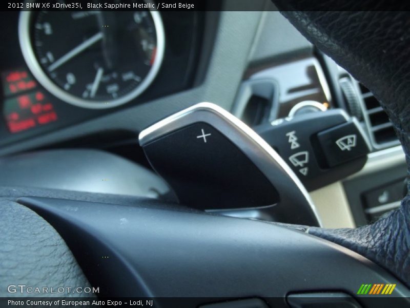 Black Sapphire Metallic / Sand Beige 2012 BMW X6 xDrive35i