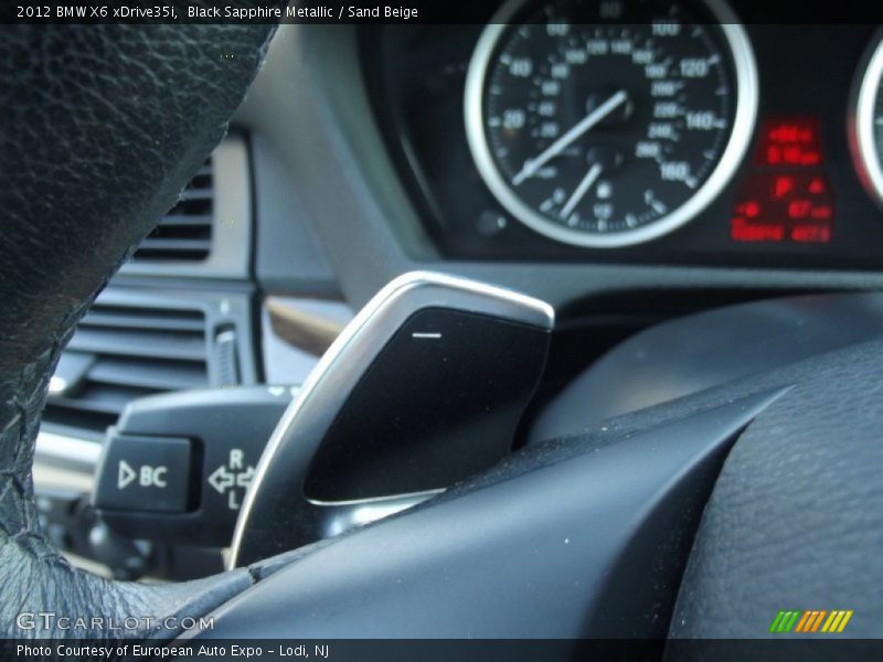 Black Sapphire Metallic / Sand Beige 2012 BMW X6 xDrive35i