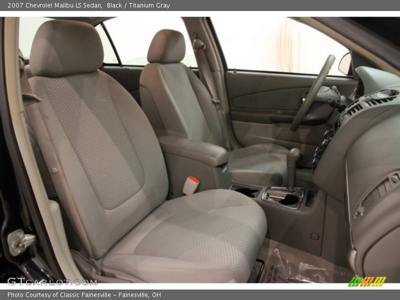 Black / Titanium Gray 2007 Chevrolet Malibu LS Sedan