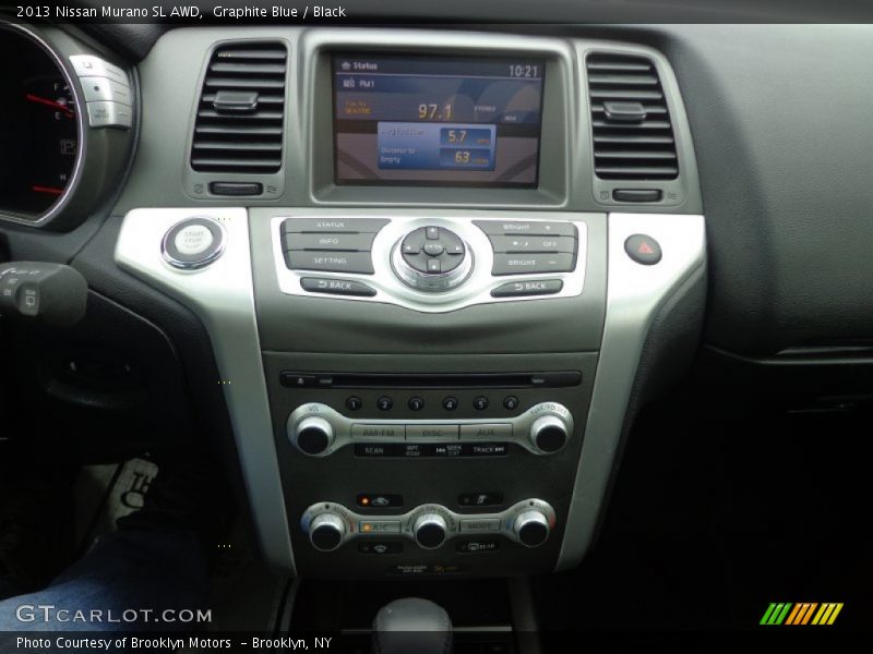Graphite Blue / Black 2013 Nissan Murano SL AWD
