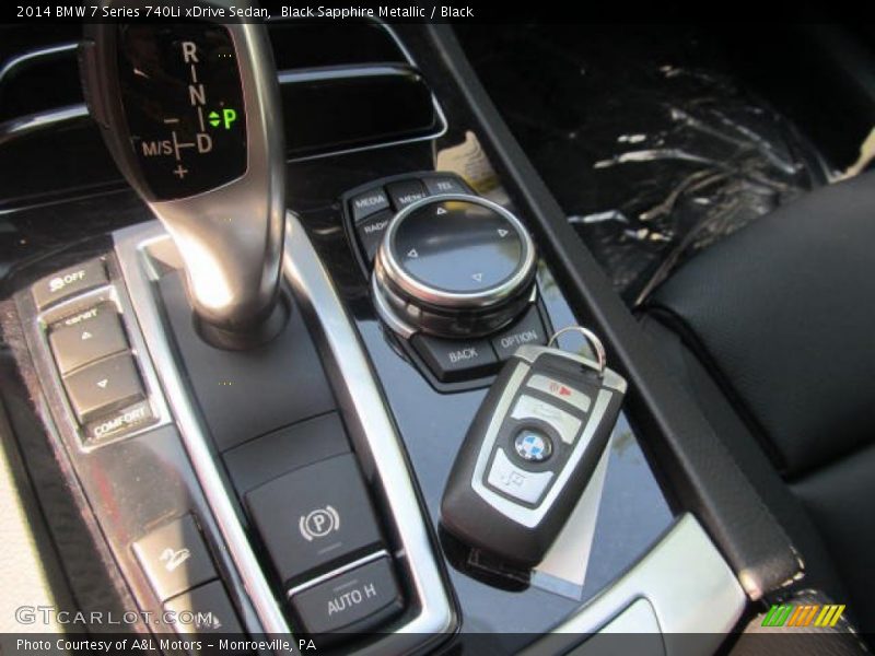 Black Sapphire Metallic / Black 2014 BMW 7 Series 740Li xDrive Sedan