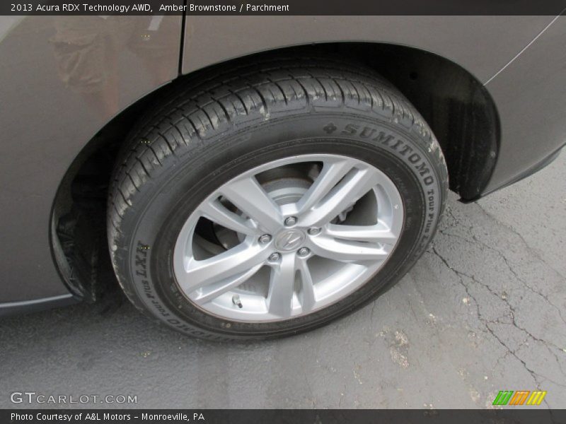 Amber Brownstone / Parchment 2013 Acura RDX Technology AWD
