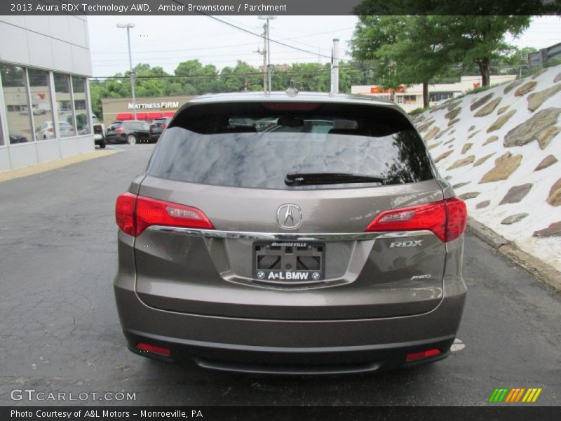Amber Brownstone / Parchment 2013 Acura RDX Technology AWD