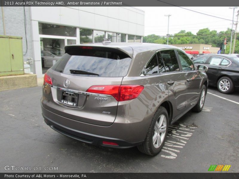 Amber Brownstone / Parchment 2013 Acura RDX Technology AWD