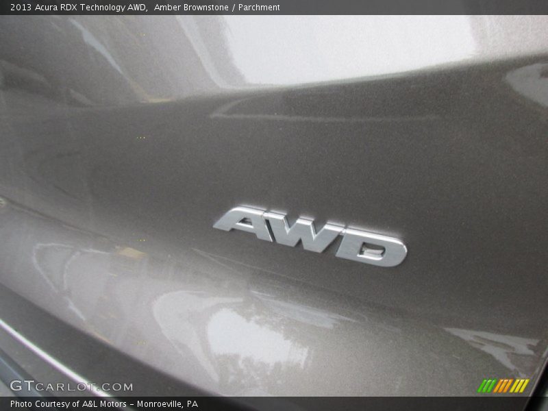 Amber Brownstone / Parchment 2013 Acura RDX Technology AWD
