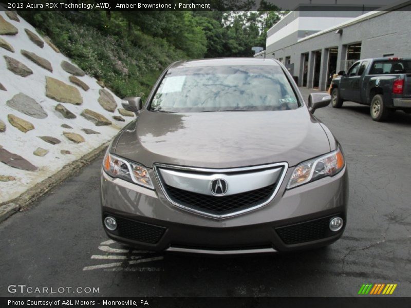 Amber Brownstone / Parchment 2013 Acura RDX Technology AWD