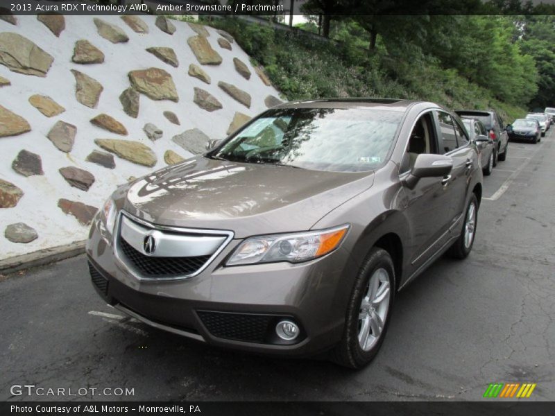 Amber Brownstone / Parchment 2013 Acura RDX Technology AWD