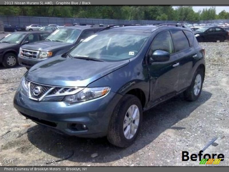 Graphite Blue / Black 2013 Nissan Murano SL AWD