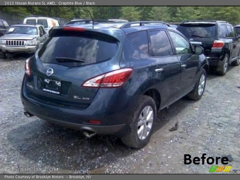 Graphite Blue / Black 2013 Nissan Murano SL AWD
