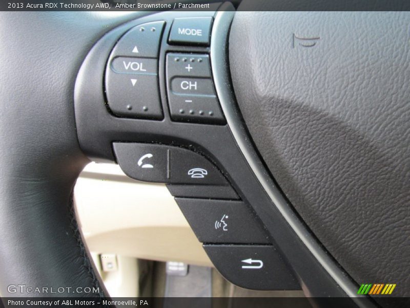 Amber Brownstone / Parchment 2013 Acura RDX Technology AWD