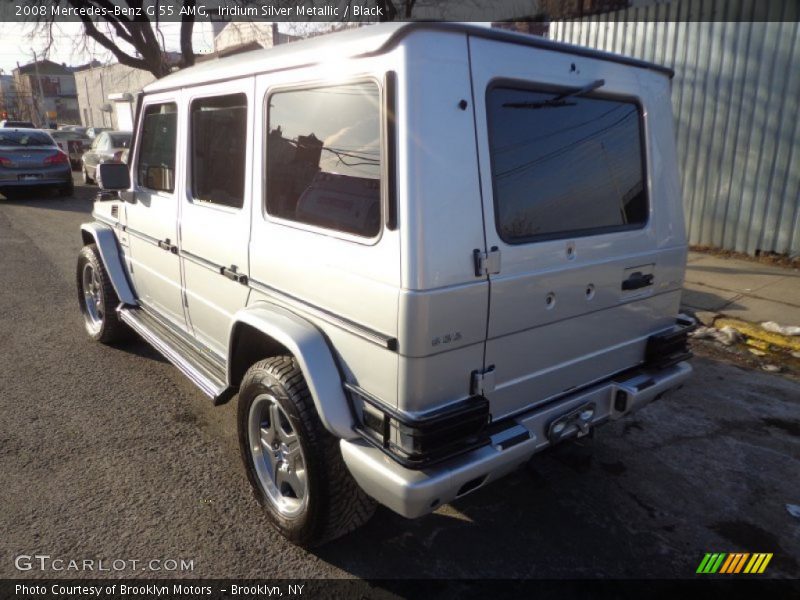 Iridium Silver Metallic / Black 2008 Mercedes-Benz G 55 AMG