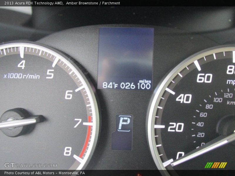 Amber Brownstone / Parchment 2013 Acura RDX Technology AWD