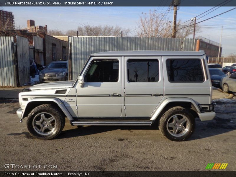 Iridium Silver Metallic / Black 2008 Mercedes-Benz G 55 AMG