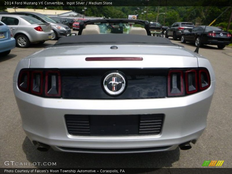 Ingot Silver / Medium Stone 2014 Ford Mustang V6 Convertible