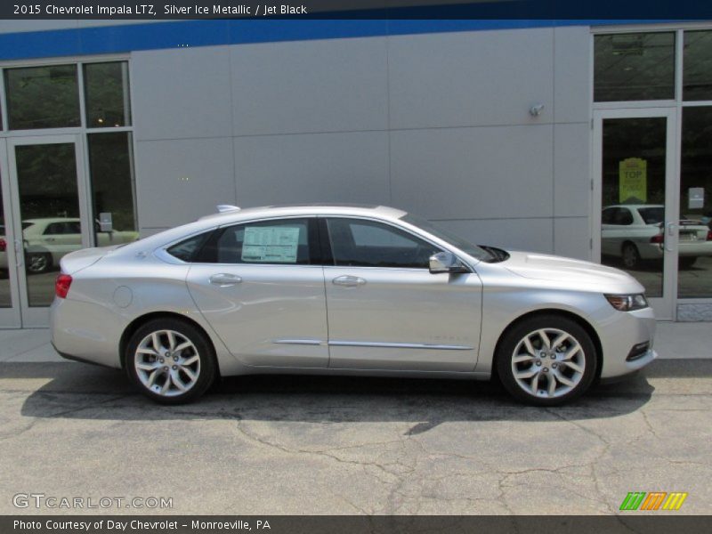 Silver Ice Metallic / Jet Black 2015 Chevrolet Impala LTZ