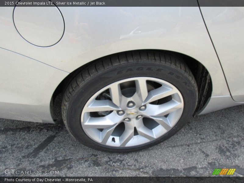 Silver Ice Metallic / Jet Black 2015 Chevrolet Impala LTZ