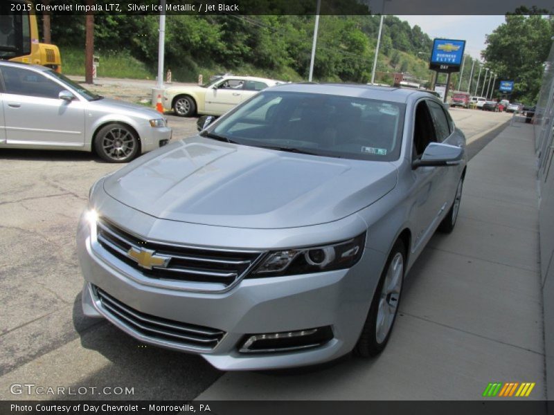 Silver Ice Metallic / Jet Black 2015 Chevrolet Impala LTZ
