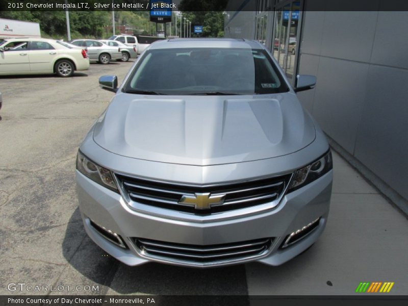 Silver Ice Metallic / Jet Black 2015 Chevrolet Impala LTZ