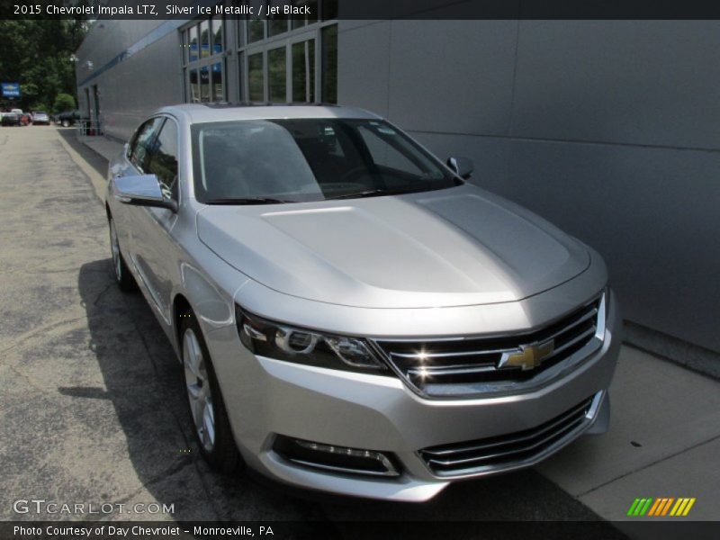 Silver Ice Metallic / Jet Black 2015 Chevrolet Impala LTZ