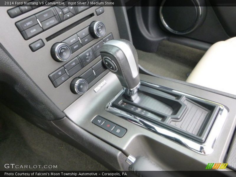 Ingot Silver / Medium Stone 2014 Ford Mustang V6 Convertible