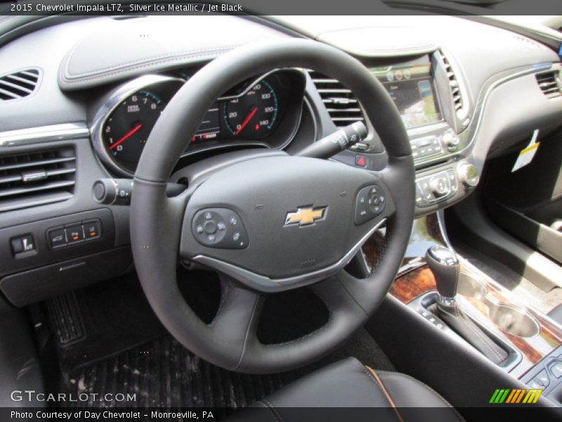 Silver Ice Metallic / Jet Black 2015 Chevrolet Impala LTZ