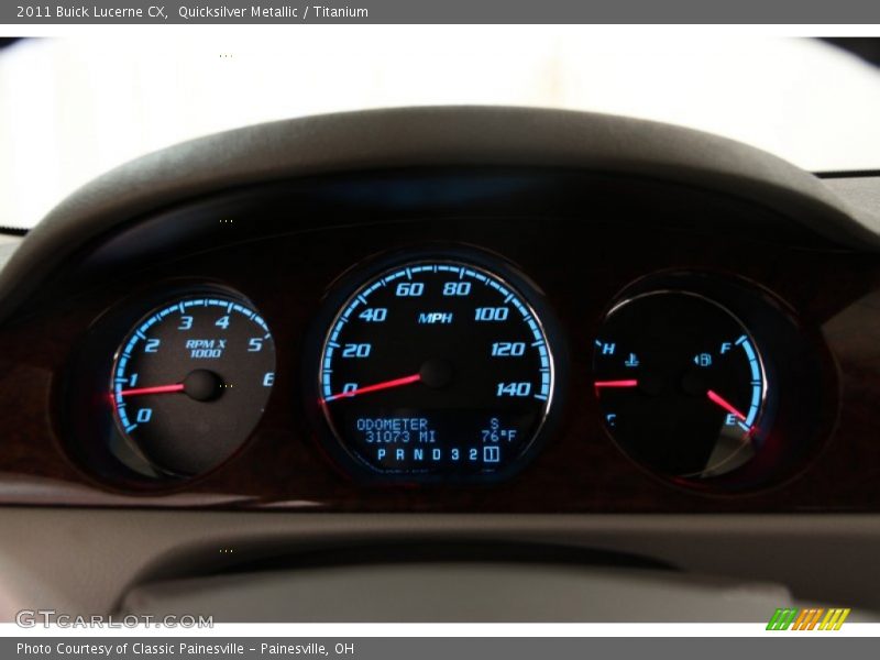Quicksilver Metallic / Titanium 2011 Buick Lucerne CX